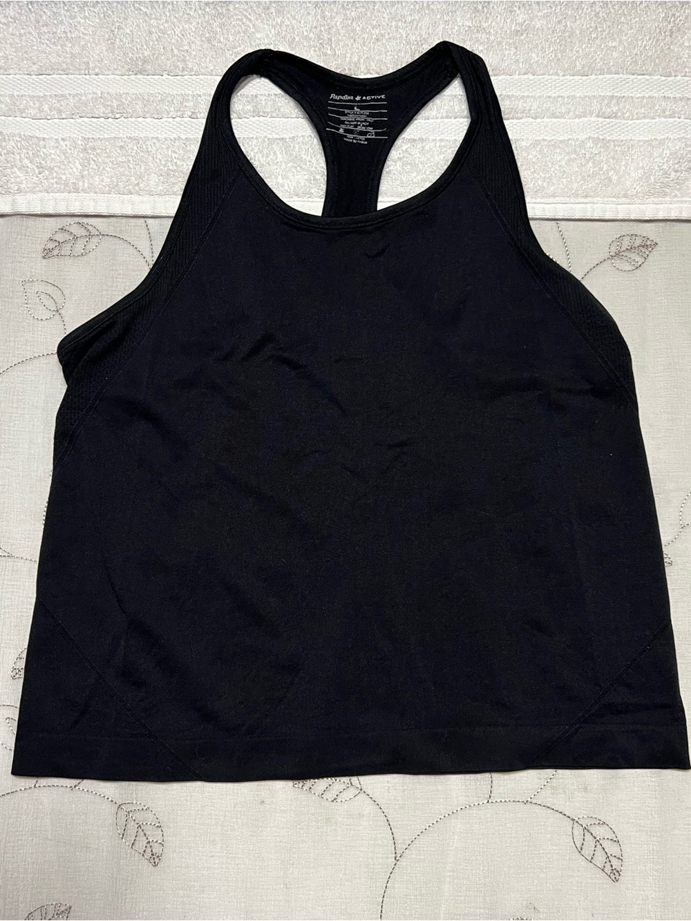 Papaya Black Racerback Tank Top 47.5